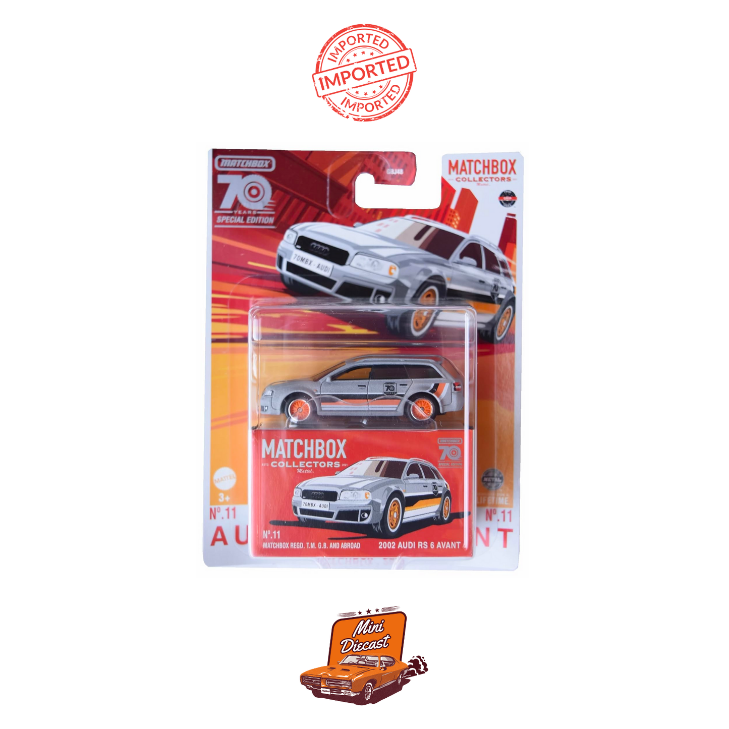 Matchbox Collectors 2002 Audi RS 6 Avant 70 Years Special Edition (Imported)