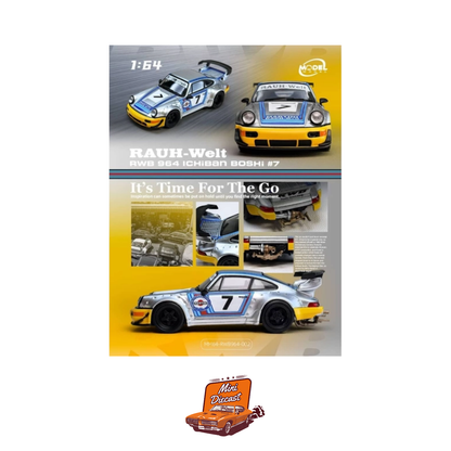 Model Model Porsche RWB 964 ICHIBAN BOSHI #7 MM64-RWB964-002 (1:64)