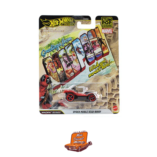 Hot Wheels Premium Pop Culture Spider-Mobile Dead-Buggy (Deadpool)