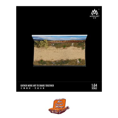 MoreArt Rough and Rugged Hill Scene Diorama for 1:64 Scale (MO901319)