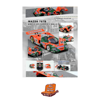 INNO64 Mazda 787B Winner at 24 Hours of Le Mans 1991 IN64-787B-LM91W