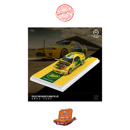 Time Micro Nissan Skyline GT-R (R32) BP Racing Livery with Figurine (Imported)