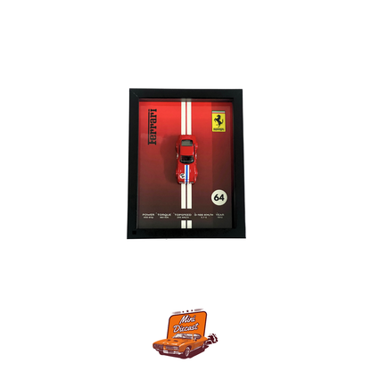 3D Car Frame – Hot Wheels Ferrari 365 GTB4 Competizione – A5 Size