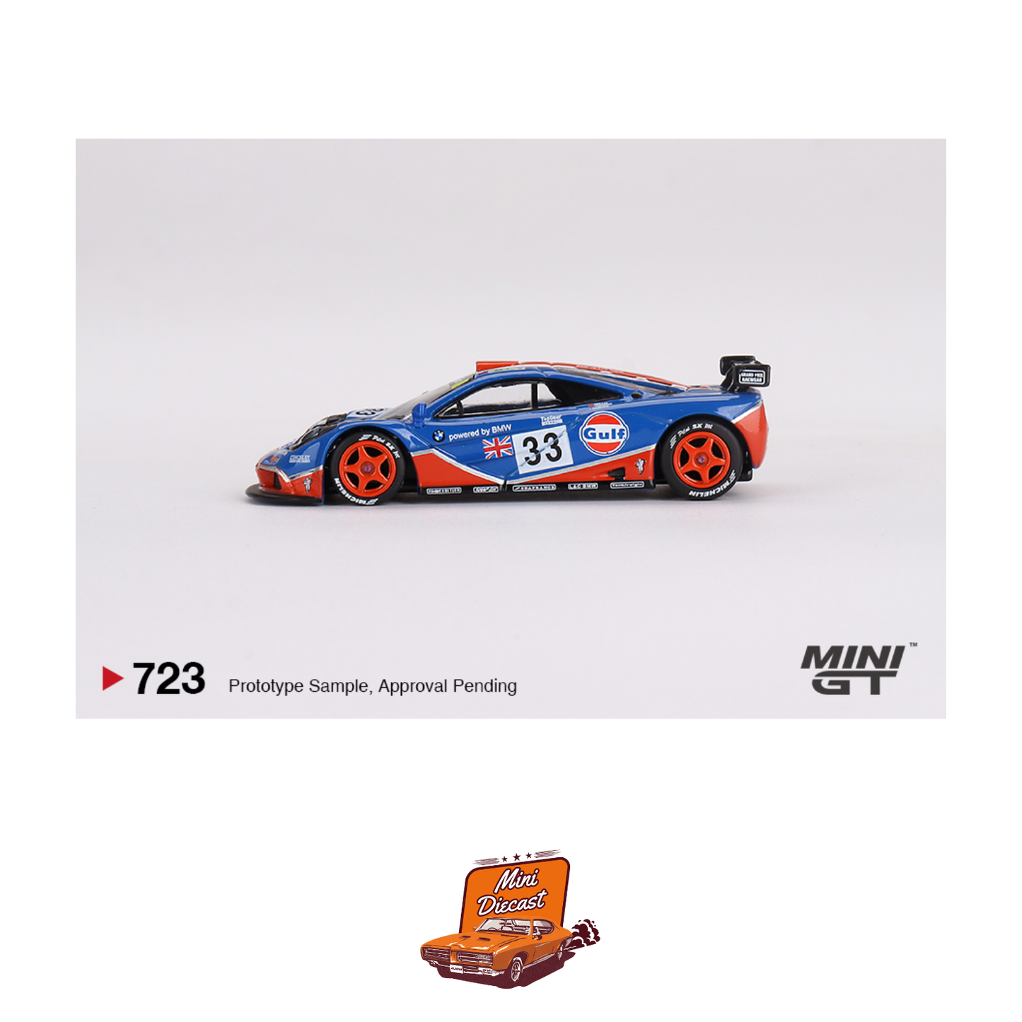 Mini GT #723 McLaren F1 GTR #33 1996 Le Mans 24Hr (Imported)