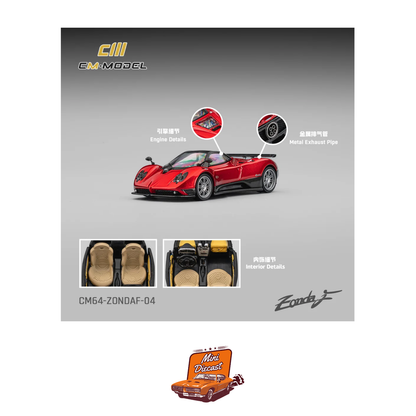 CM Model Pagani Zonda F Rosso Dubai (CM64-ZondaF-04)