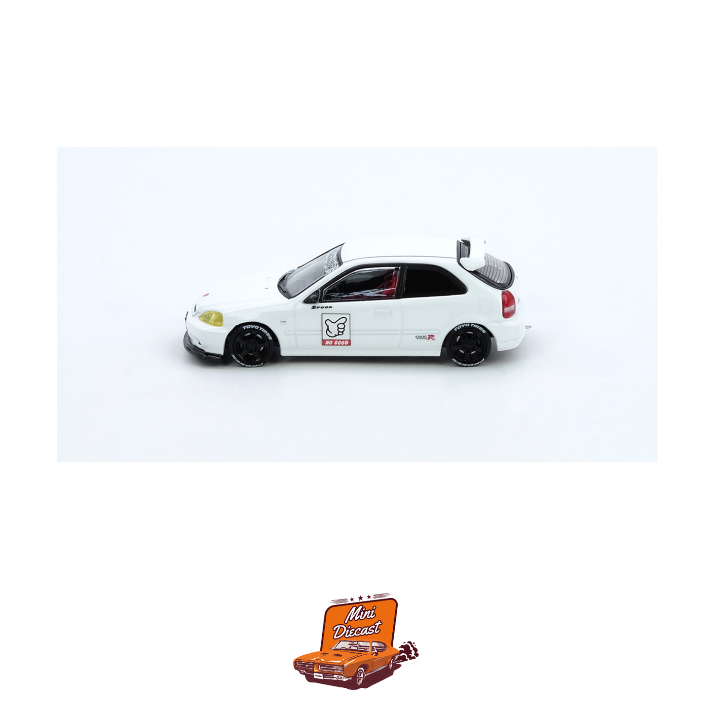 INNO64 Honda Civic Type R (EK9) White Thailand Diecast Expo 2025 Event Edition IN64-EK9-TDE25