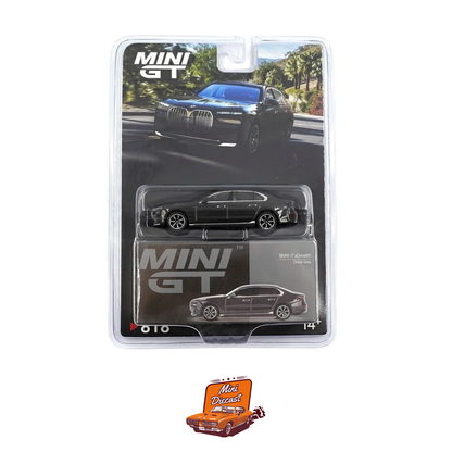 Mini GT #818 BMW i7 xDrive60 Dravit Grey (Blister Pack)