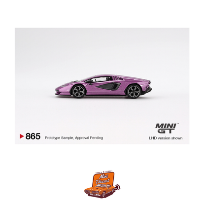 Mini GT #865 Lamborghini Countach LPI 800-4 Viola 30th (Imported)