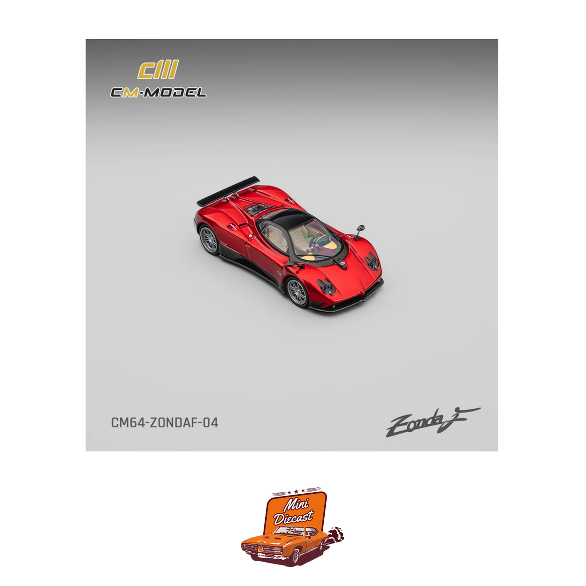 CM Model Pagani Zonda F Rosso Dubai (CM64-ZondaF-04)