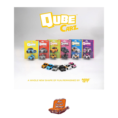 QubeCarz by MINI GT – Set of 6 – 001 to 006 (Imported)