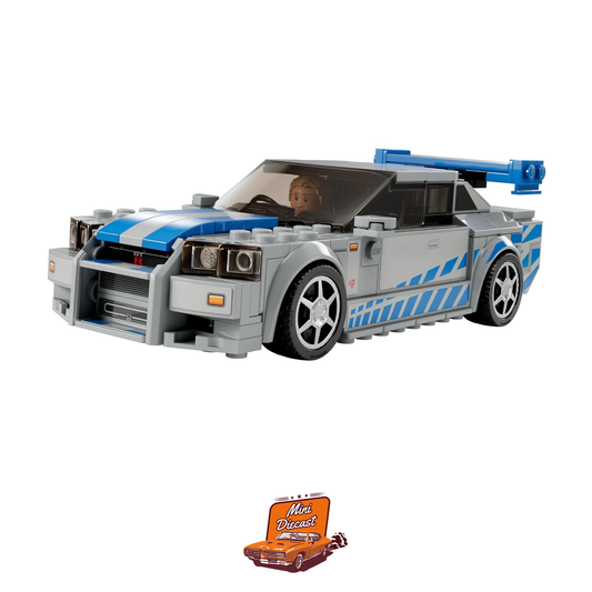 LEGO 76917 Speed Champions 2 Fast 2 Furious Nissan Skyline GT-R (R34) (319 Pieces)