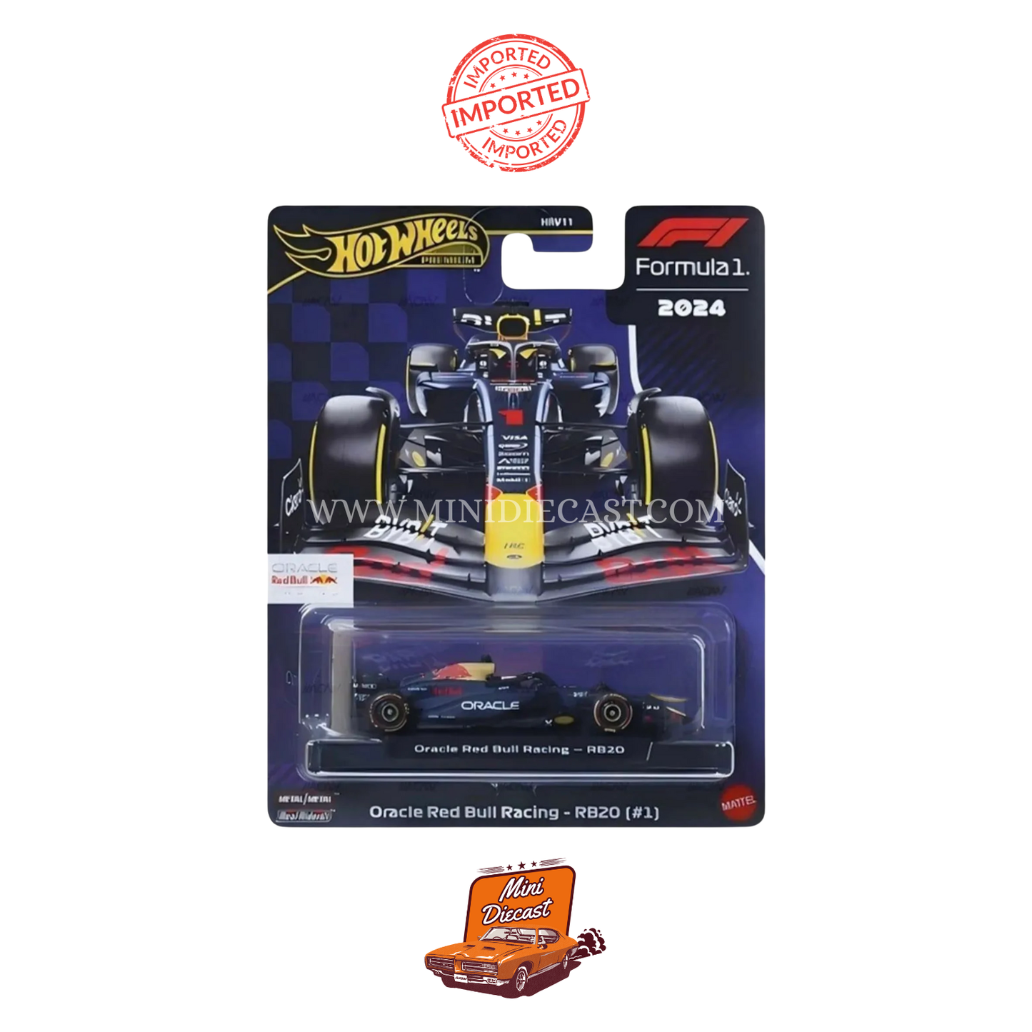 Hot Wheels Premium F1 2024 – Oracle Red Bull Racing RB20 (#1) (Imported / Mint)