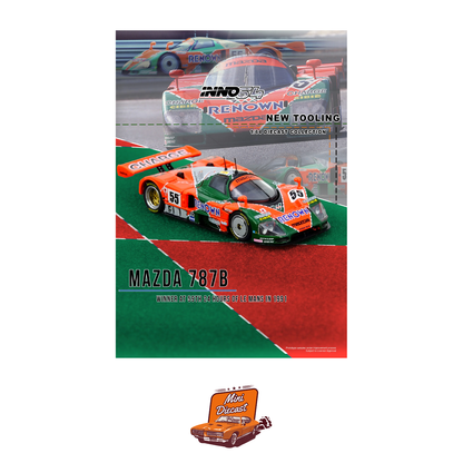 INNO64 Mazda 787B Winner at 24 Hours of Le Mans 1991 IN64-787B-LM91W