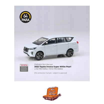 PARA64 2022 Toyota Innova – Super White Pearl (1:64 Scale)