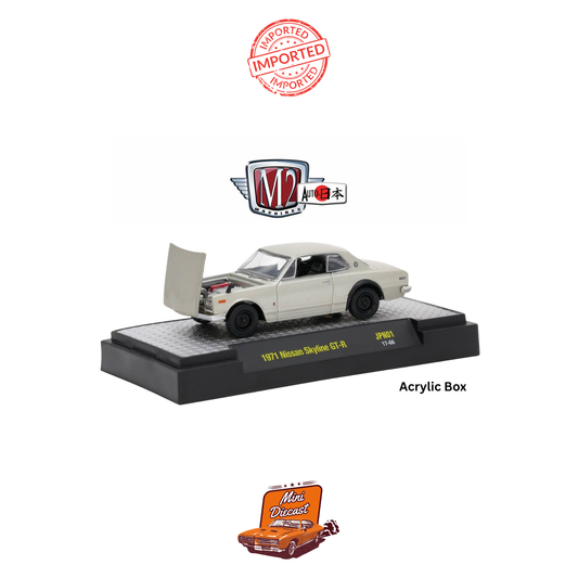 M2 Machines Auto Japan 1971 Nissan Skyline GT-R (Beige Silver)