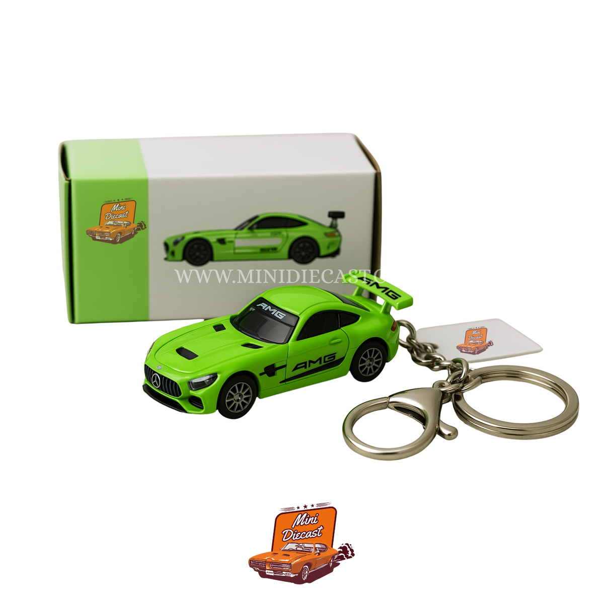 AMG Themed Key Chain - Green