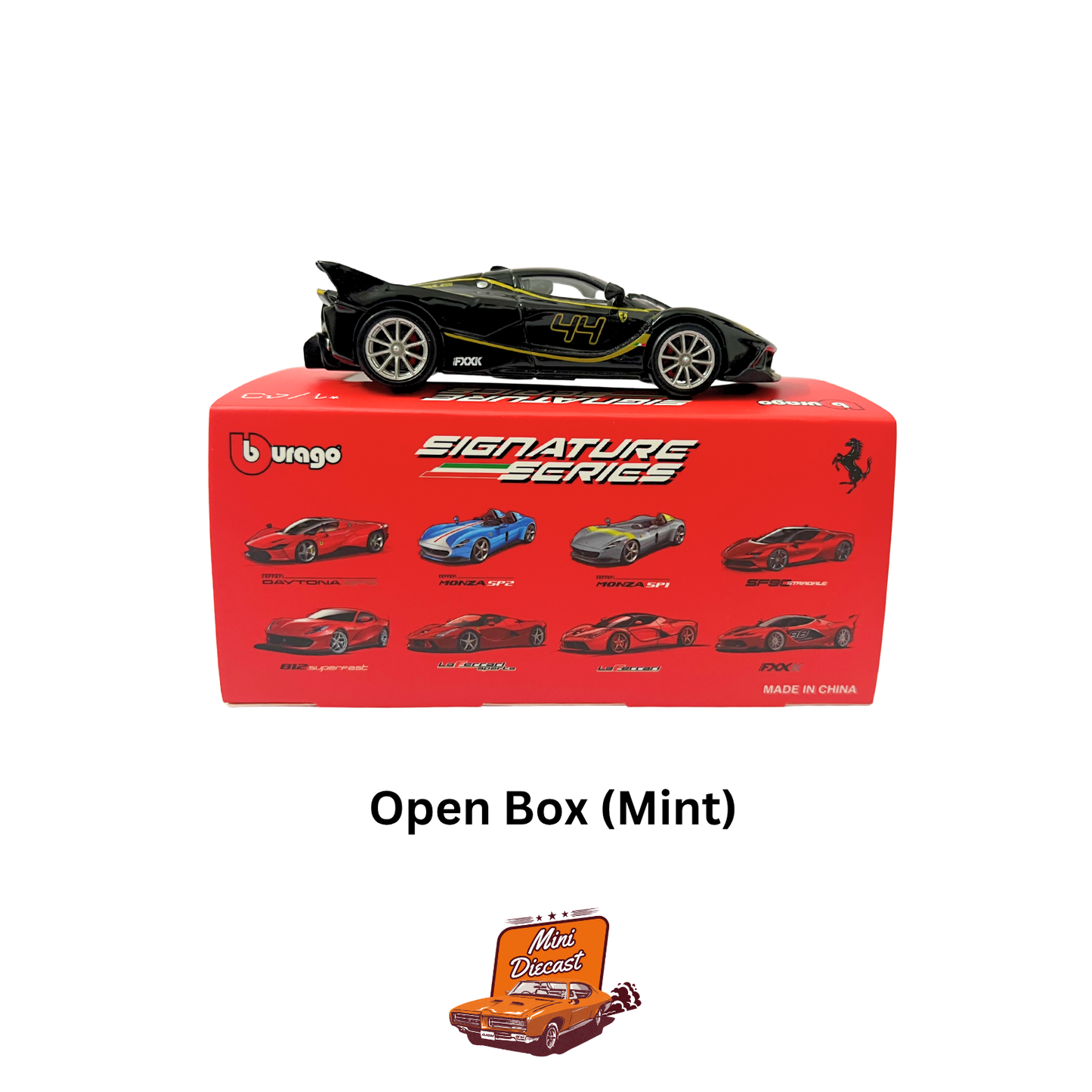 Bburago Ferrari FXX-K Signature Series 1:43 Scale (Open Box / Mint Condition)