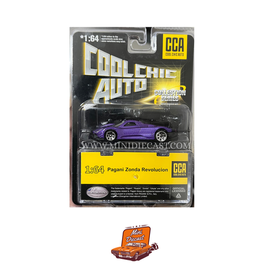CCA Pagani Zonda Revolucion Violet – Blister Pack (With Stackable Display Box)