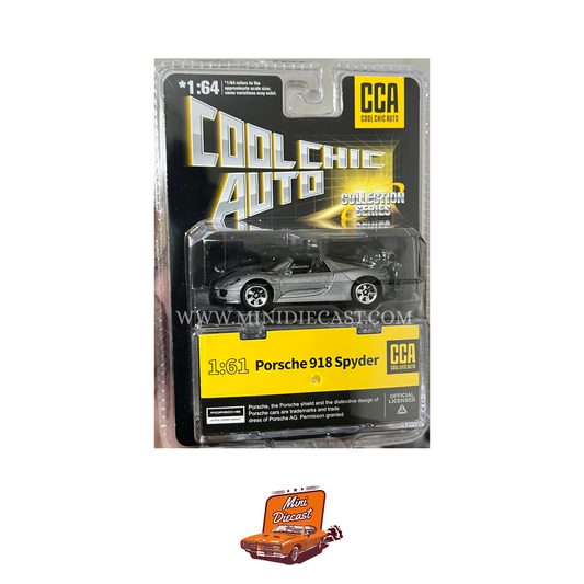 CCA Porsche 918 Spyder Grey – Blister Pack (With Stackable Display Box)