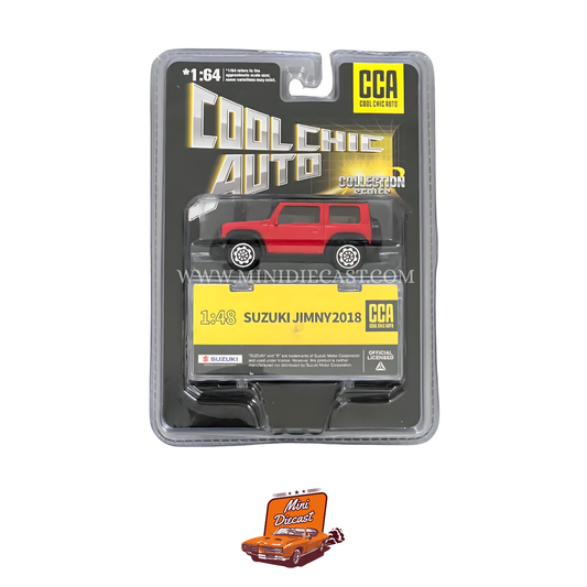 CCA Suzuki Jimny 2018 Red – Blister Pack (With Stackable Display Box)