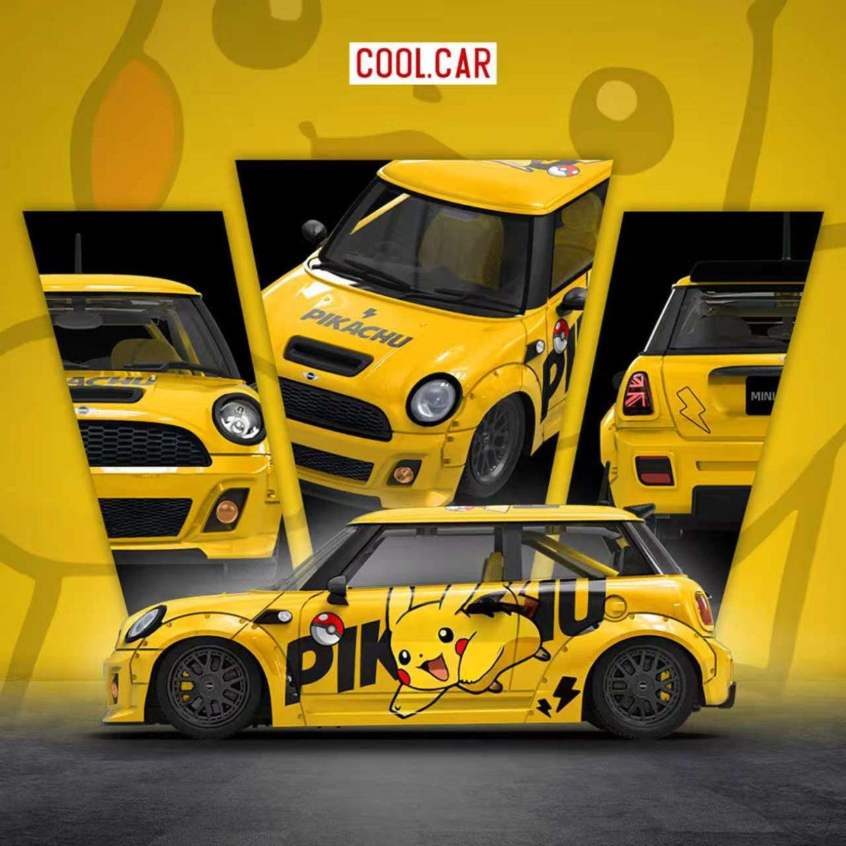 COOLCAR Mini Cooper Pikachu Livery (CC643648)