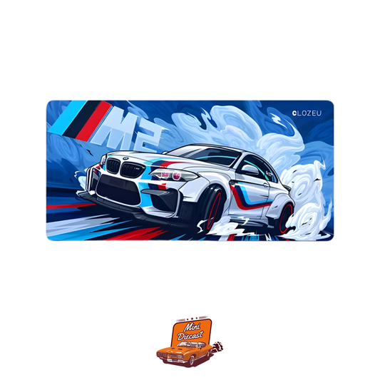 Car Design Printed Mat – Performance Edition (Blue)