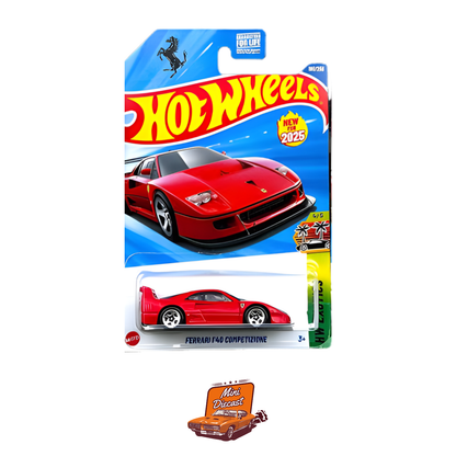Hot Wheels Mainline Ferrari Set of 3 (Red)