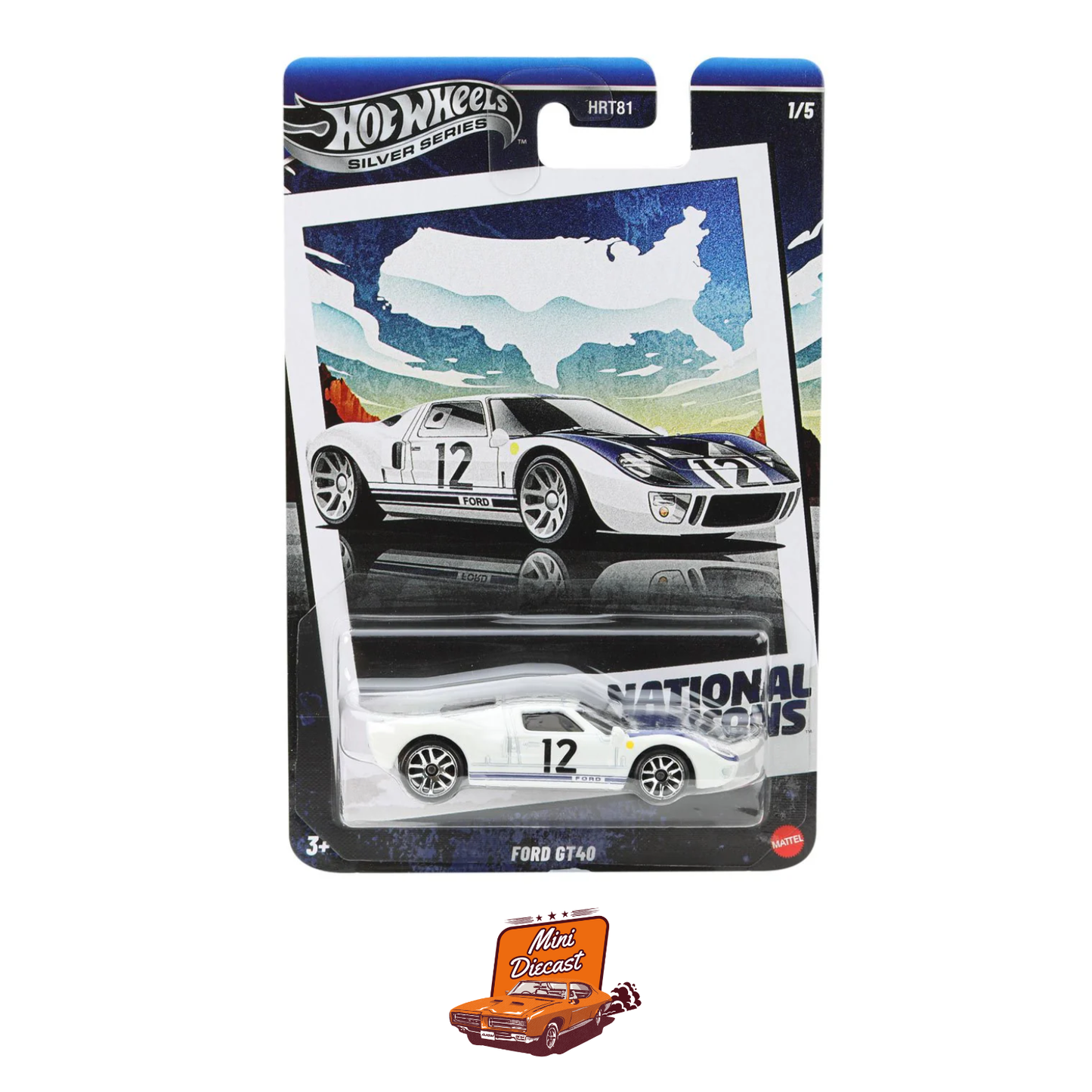 Hot Wheels Silver Series 2025 National Icons – Set of 5