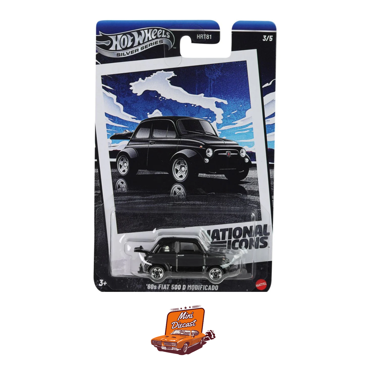 Hot Wheels Silver Series 2025 National Icons – Set of 5