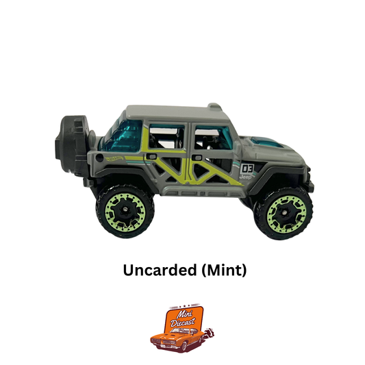 Hot Wheels Mainline – ’17 Jeep Wrangler (Grey) (Uncarded / Mint Condition)