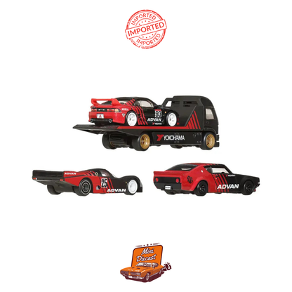 Hot Wheels Premium Collector Display Set ADVAN Die-Cast Car 4 Pack Imported