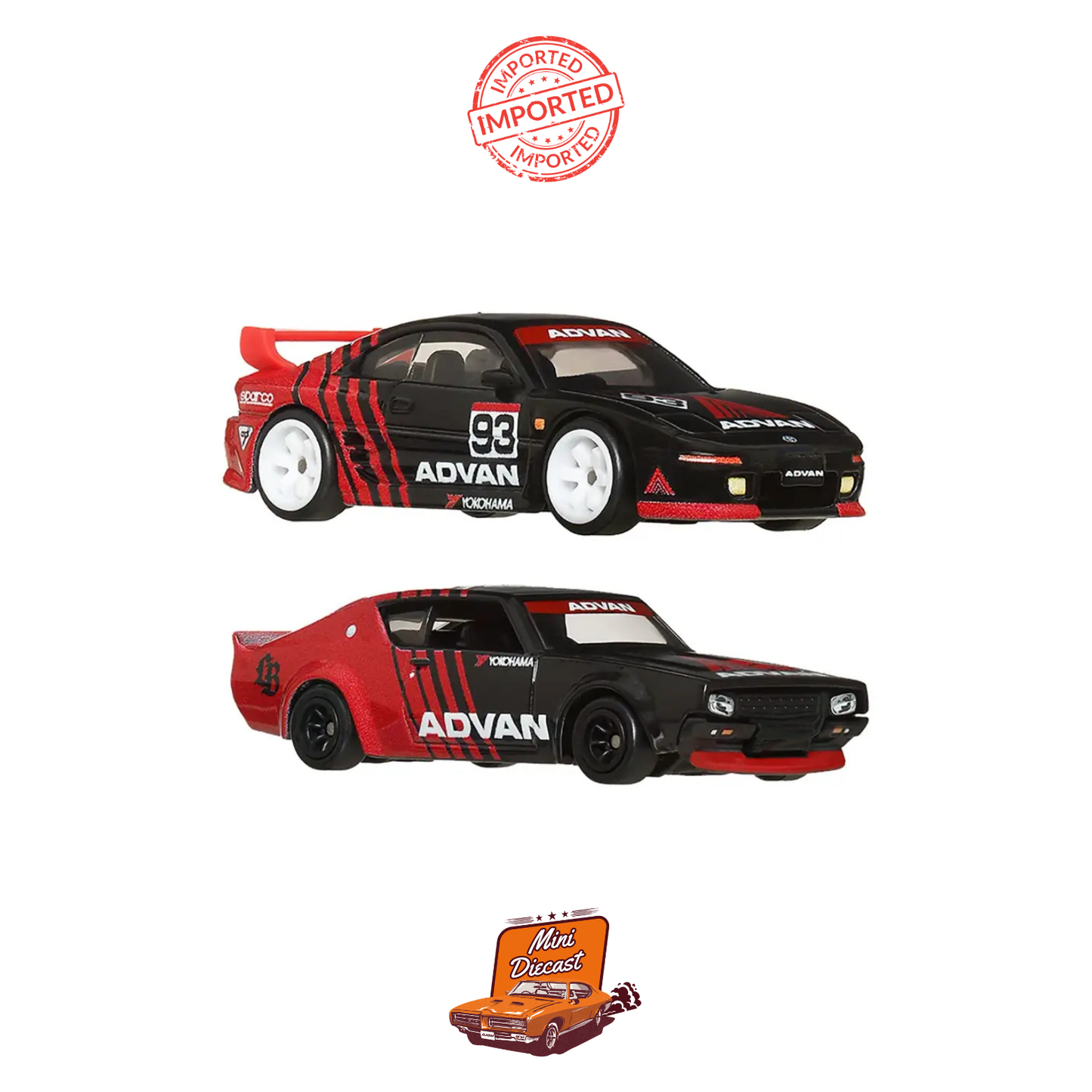 Hot Wheels Premium Collector Display Set ADVAN Die-Cast Car 4 Pack Imported