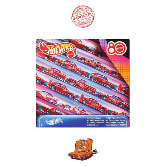 Hot Wheels Silver Series Mattel 80th Anniversary 8-Pack Imported