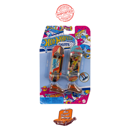 Hot Wheels Skate Vert Van + Skate Vibin Pack – Fingerboard 2-Pack Imported