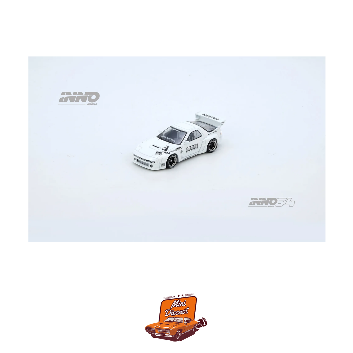 INNO64 Mazda RX-7 (FC3S) PANDEM Aero Widebody Kit IN64-RX7FCP-WHI1