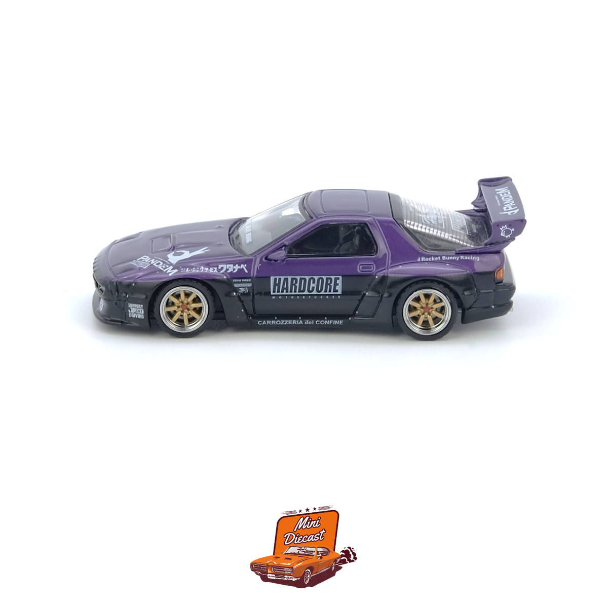 INNO64 Mazda RX-7 (FC3S) PANDEM Rocket Bunny Purple IN64-RX7FCP-PB