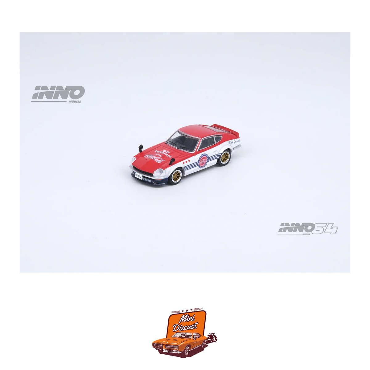 INNO64 Nissan FAIRLADY Z (S30) "Coca-Cola" Livery 1:64