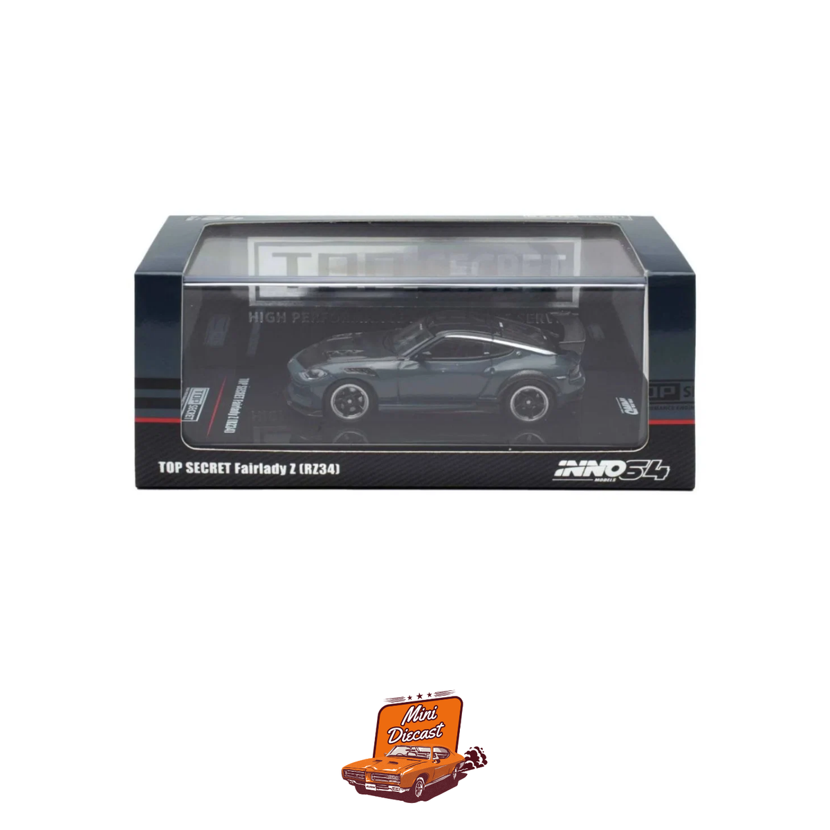 INNO64 Top Secret Fairlady Z (RZ34) Stealth Gray IN64-Z34TS-SG