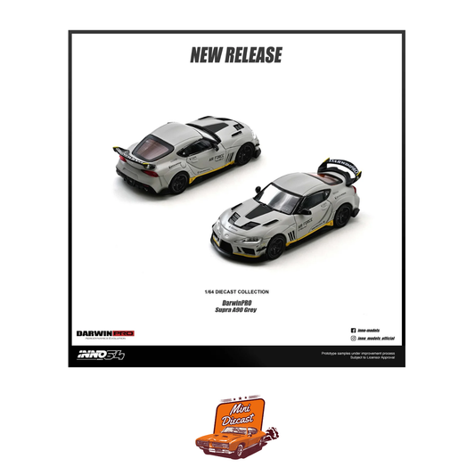 INNO64 Toyota Supra A90 "Darwin Pro" (Matte Grey) IN64-A90DP-MGRAY