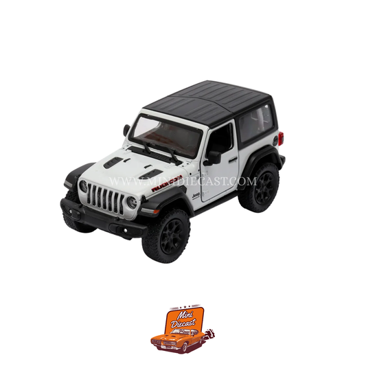 Kinsmart 2018 Jeep Wrangler (Hard Top) – 1:34 Scale White