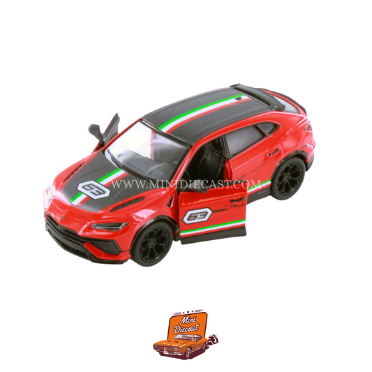 Kinsmart Lamborghini Urus Performante (Livery Edition) – 1:40 Scale Red