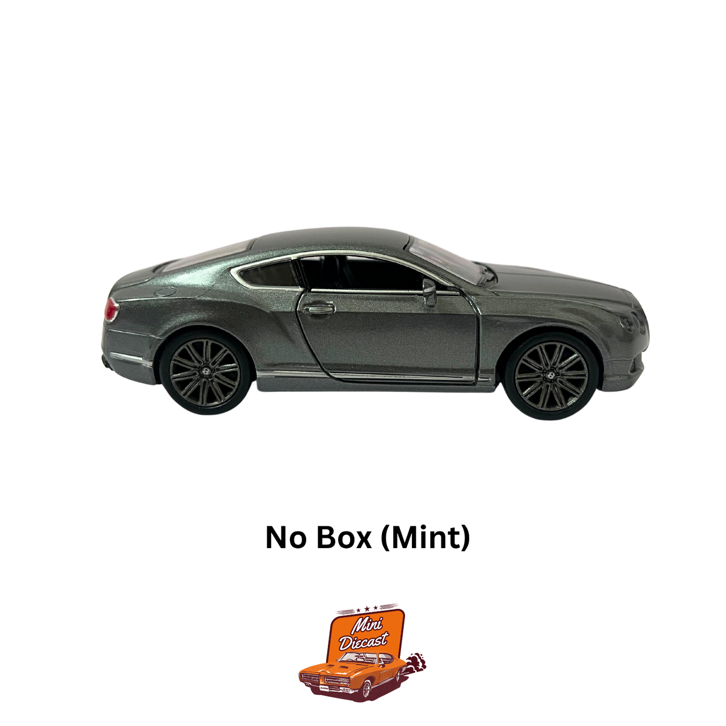 Kinsmart – 2012 Bentley Continental GT Speed 1:38 Scale (Grey) (Mint / No Box)