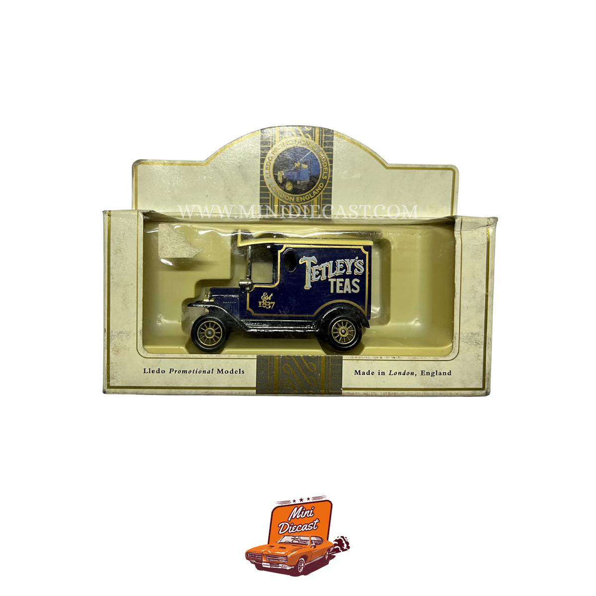 Lledo Days Gone Vintage Promotional Models 1920 Model 'T' Ford Van Tetley's Tea Livery