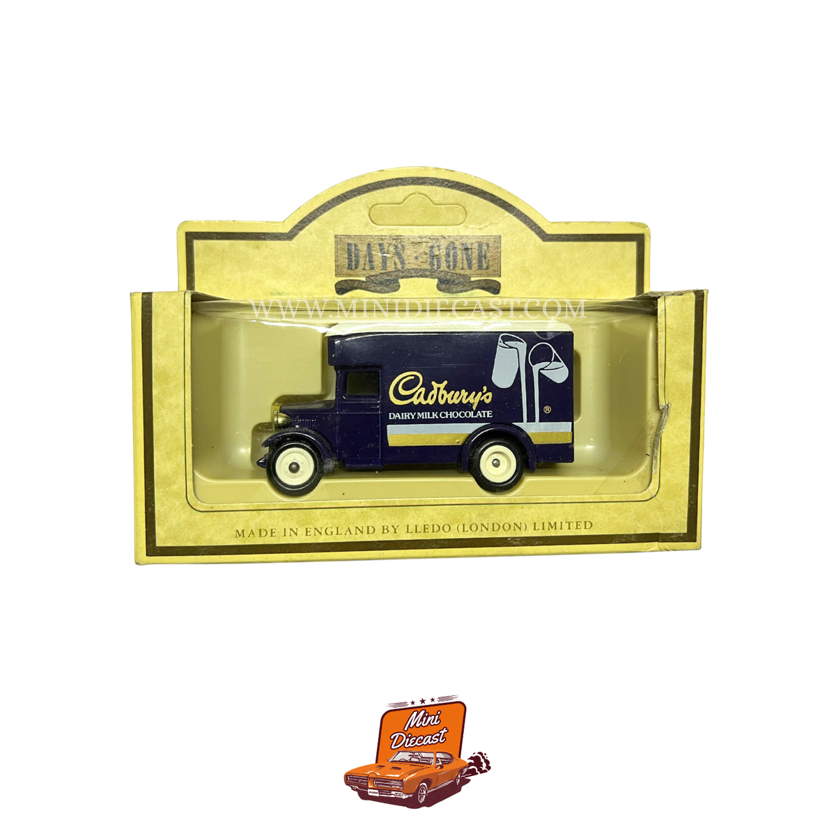 Lledo Days Gone Vintage Models 1934 Dennis Parcels Van Cadburys Dairy Milk (16009)