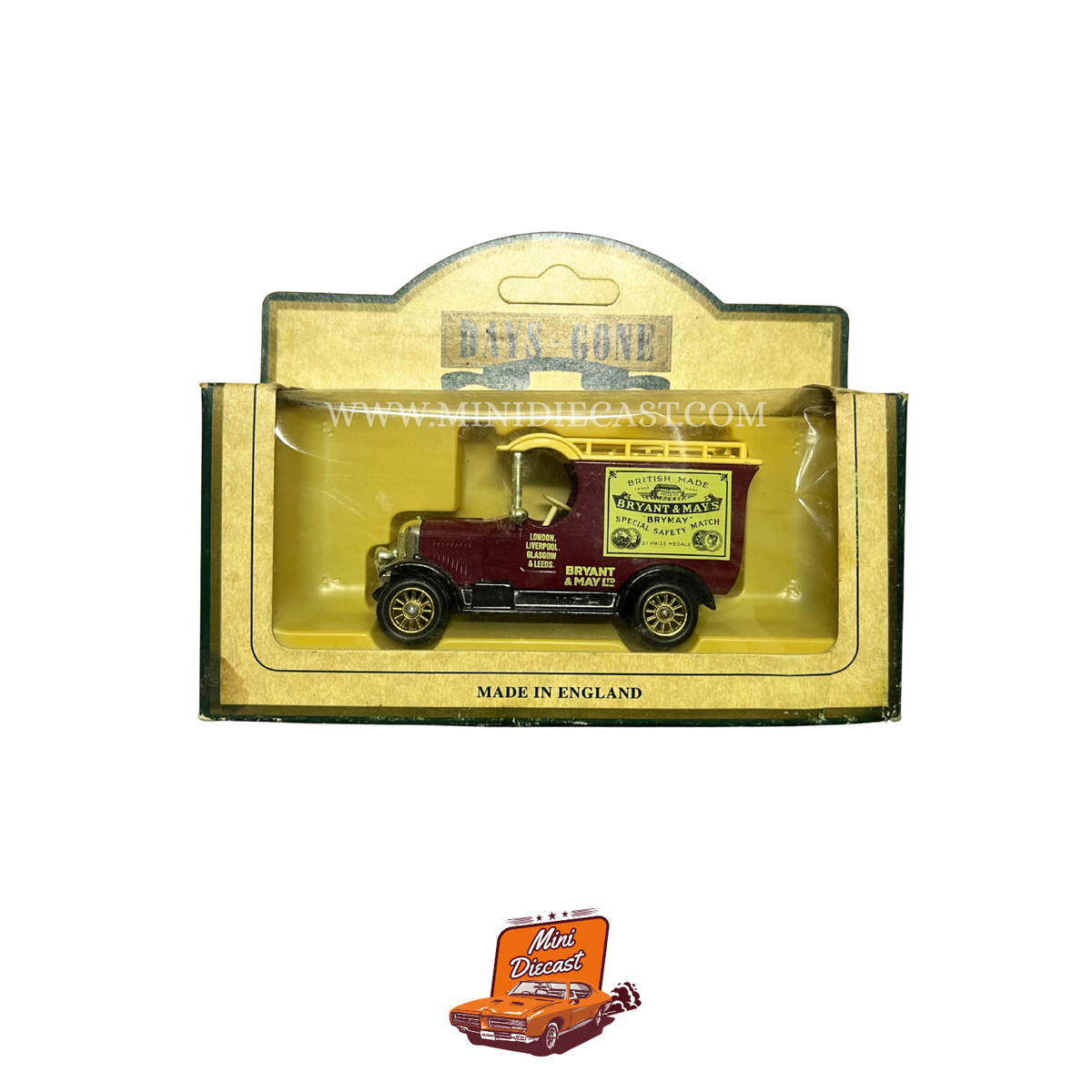 Lledo Days Gone Vintage Models 1926 Bull Nose Morris Van Bryany & May Matches (50001)