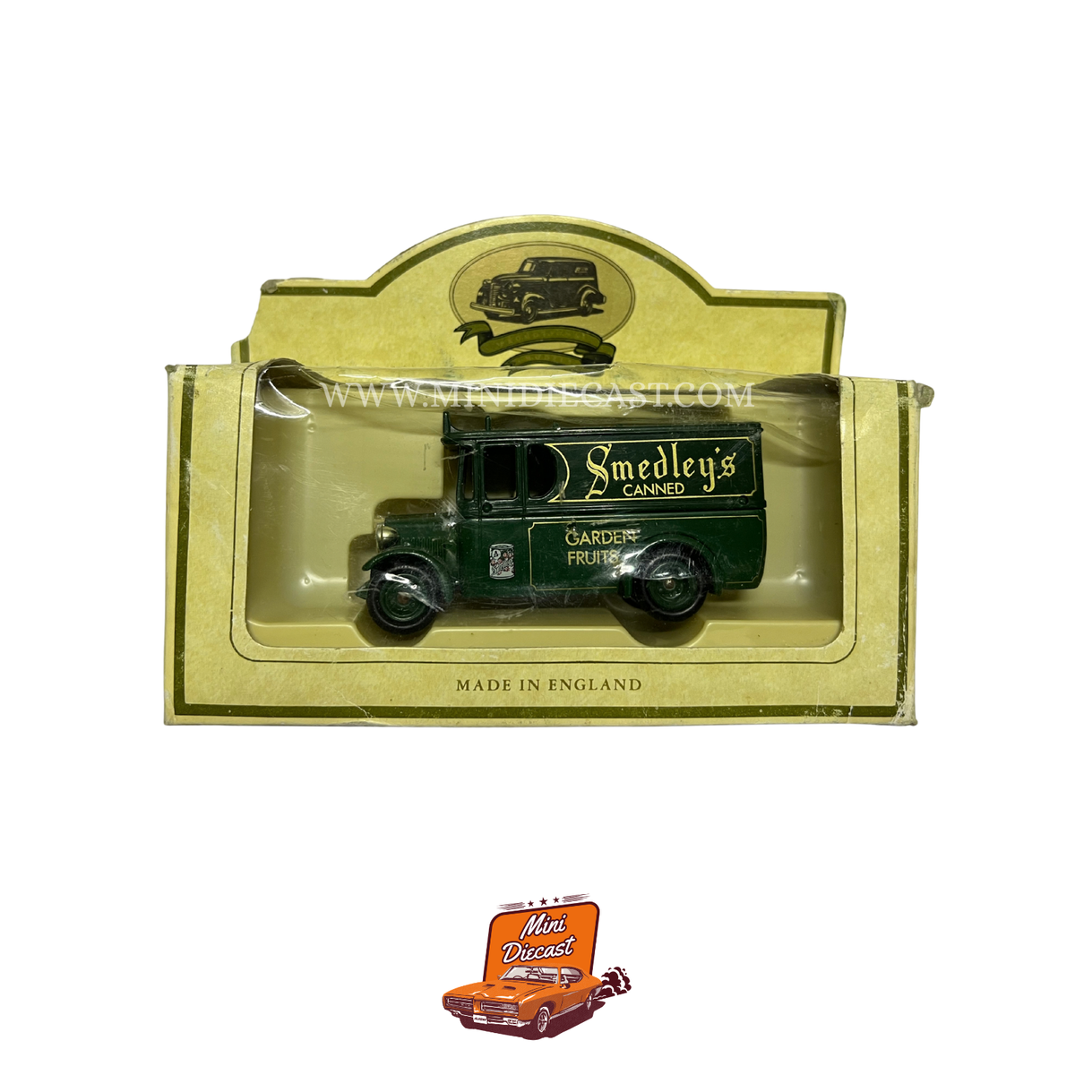 Lledo Days Gone Vintage Promotional Models 1932 Dennis Delivery Van Smedley's Canned Livery