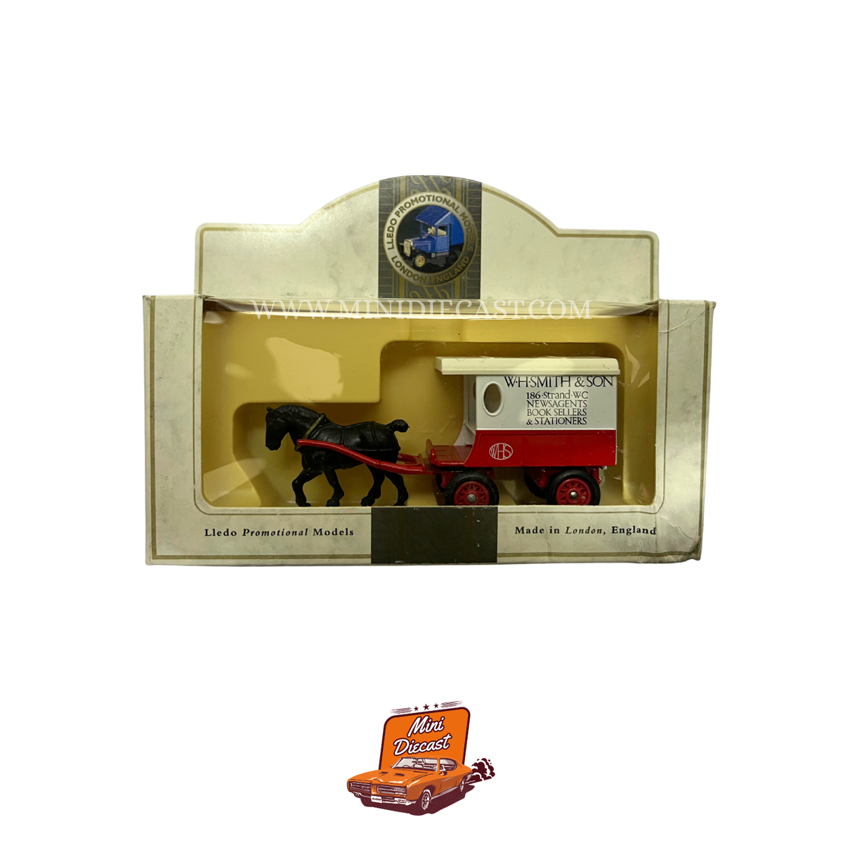 Lledo Days Gone Vintage Promotional Models 1792 WHSmith & Son Horse Drawn Delivery Van
