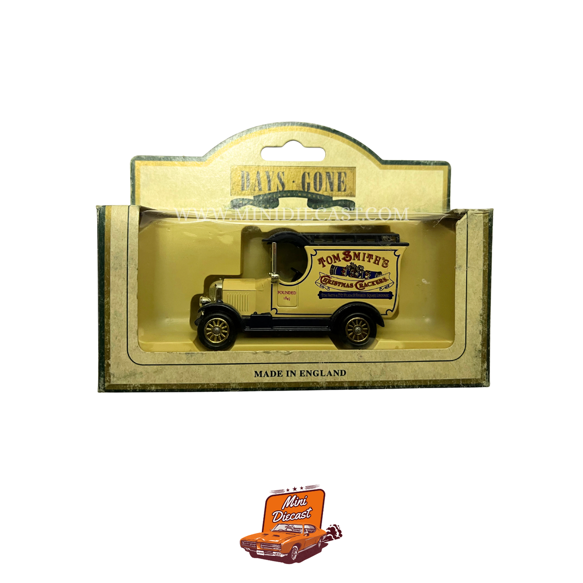 Lledo Days Gone Vintage Models 1926 Bull-Nose Morris Van Tom Smith's Crackers (50016)