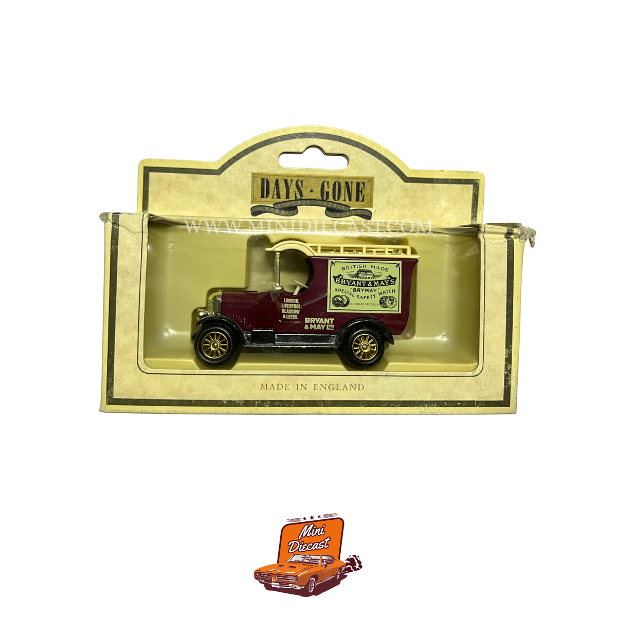 Lledo Days Gone Vintage Models 1926 Bullnose Morris Van Bryant and May Matches (50001)