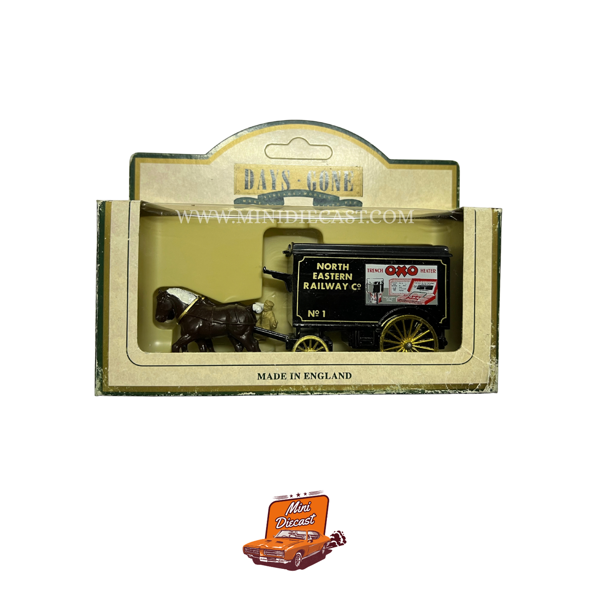 Lledo Days Gone Vintage Models Horse Drawn Removal Van Oxo Trench Heater (11025)